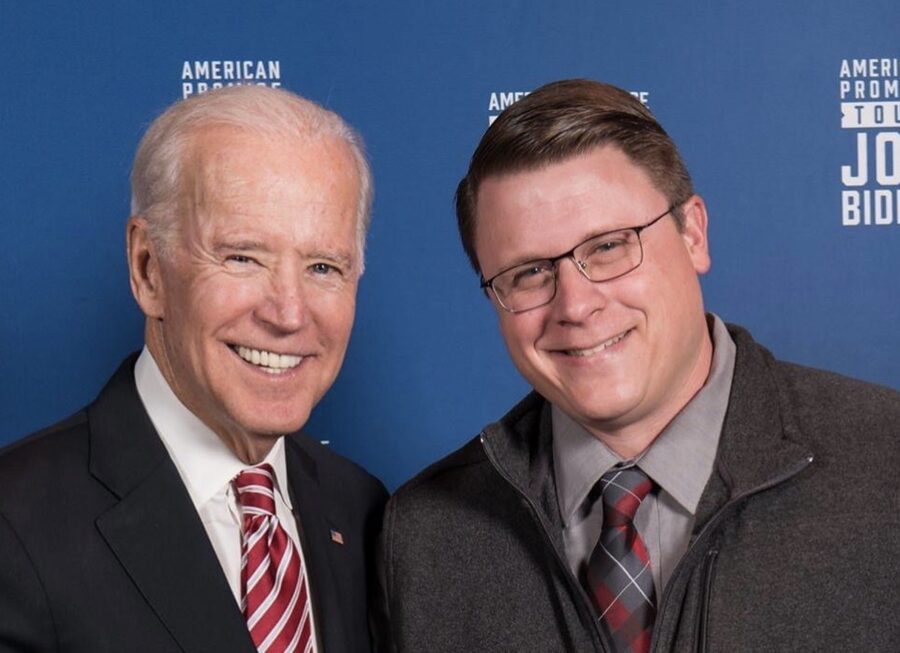 Kane Farabaugh with President Joe Biden