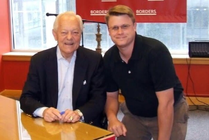 Kane Farabaugh with Bob Schieffer